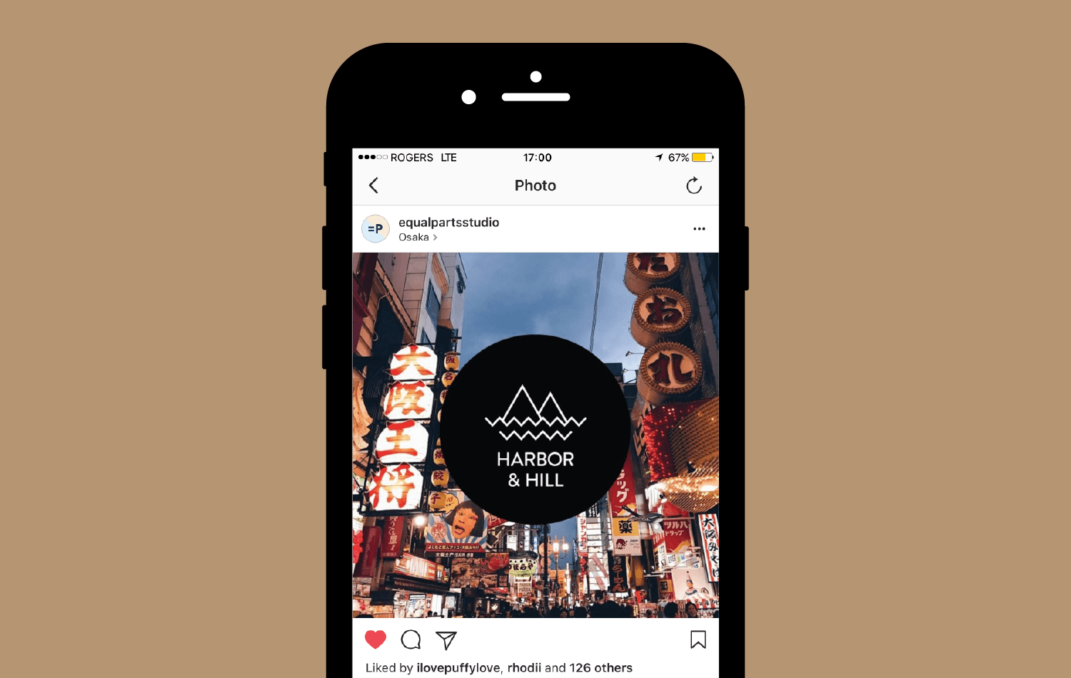 Harbor & Hill Instagram account